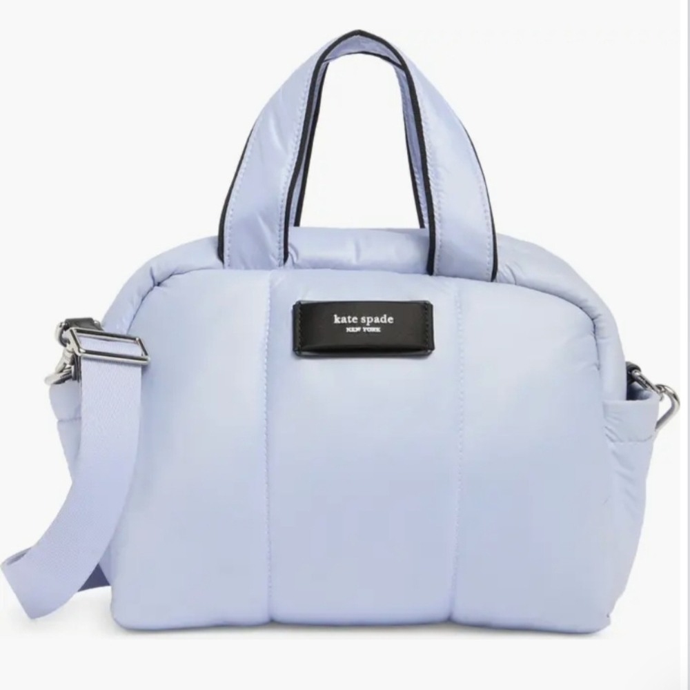 Kate Spade Puffer Crossbody In Viola Flower, NWT